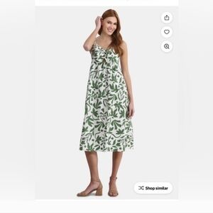 NEW WITH TAGS Green and White Floral Dress